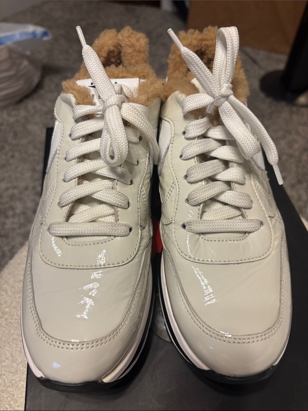 Voile Blanche Maran Power Fur Sneakers - never worn